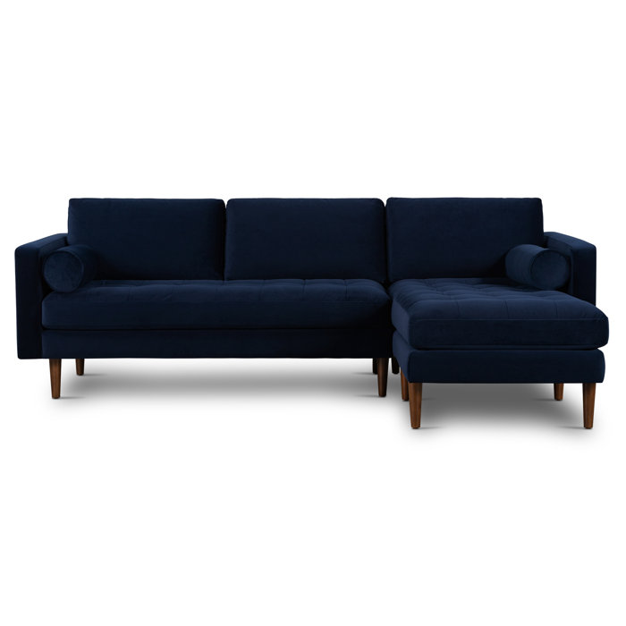 Steelside™ Bismarck Upholstered Sectional & Reviews Wayfair